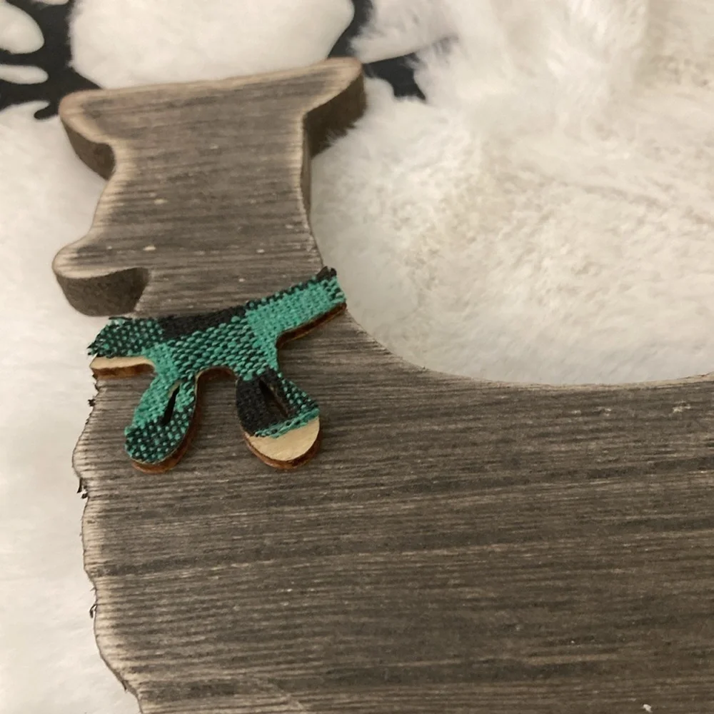 Target BP Christmas Wood Decor Bear, Deer and Reindeer